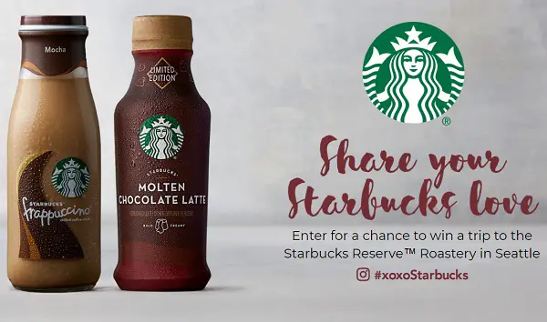 XOXOStarbucks Sweepstakes: Win a Trip to the Starbucks Reserve Roastery
