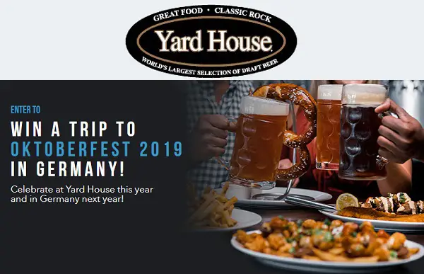 Yardhouse.com Oktoberfest Sweepstakes