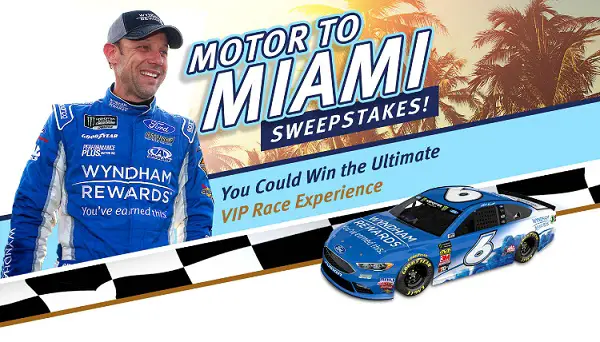 Wyndhamrewards.com Motor to Miami Sweepstakes