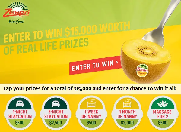 Zespri Sungold Kiwifruit Real Life Giveaway