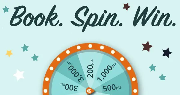 Choice Hotels Book Spin Win Instant Win Game