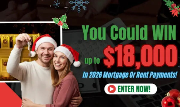 Christmas Mortgage Miracle Sweepstakes – Win Up To $18,000 in Housing Payments