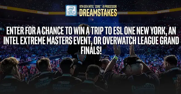 Intel Dreamstakes Contest on Corei9.intel.com