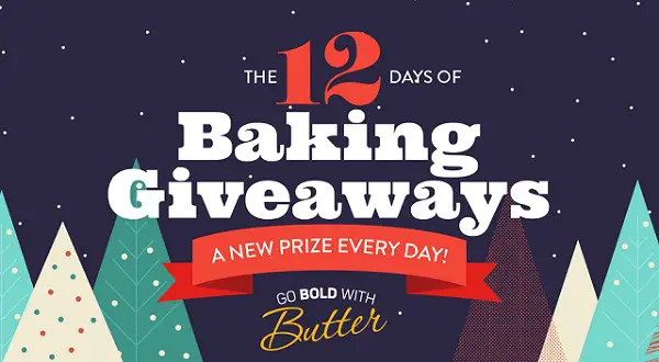 Goboldwithbutter.com 12 Days of Baking Giveaways
