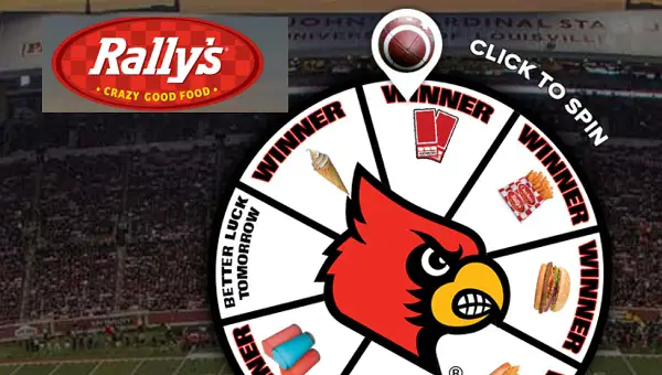 Louisville Rally’s Basket Ball Spin to Win Sweepstakes