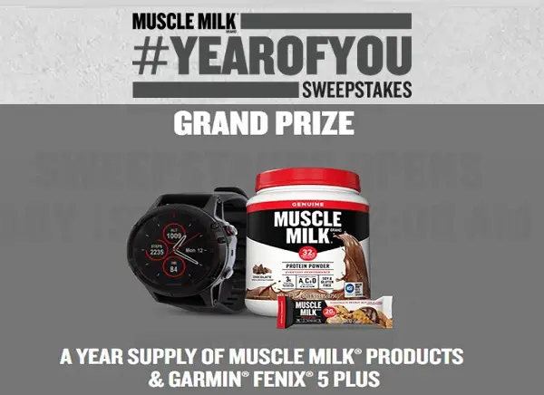 Muscle Milk Brand Year of You Sweepstakes on musclemilkyoy.com