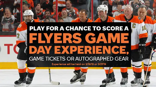 Pepsi Zero Sugar Philadelphia Flyers Instant Win Game