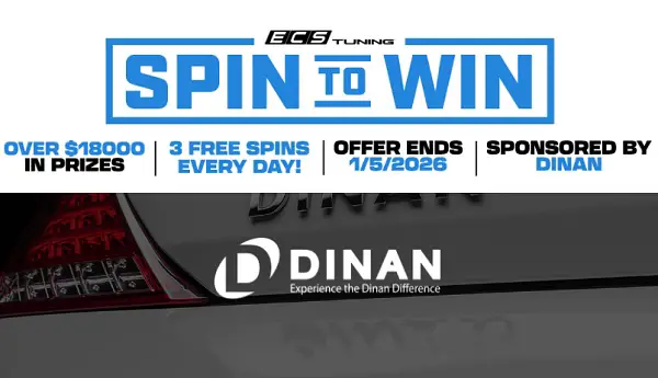 ECS Tuning Spin to Win Game and Sweepstakes 2025