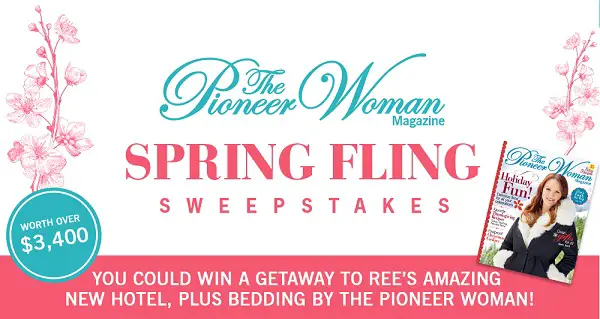 Pioneer Woman Spring Fling Sweepstakes
