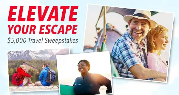 AARP.org Elevate Your Escape $5,000 Travel Sweepstakes