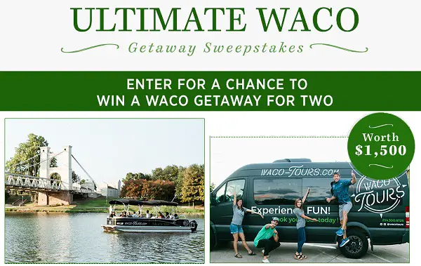 Country Living Waco Tours Sweepstakes