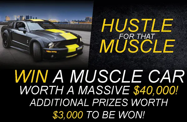 CrazyBulk Hustle for that Muscle Sweepstake: Win A Muscle Car!