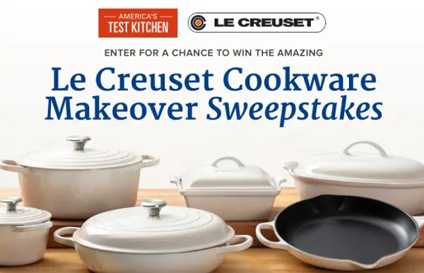 America’s Test Kitchen Le Creuset Cookware Makeover Sweepstakes