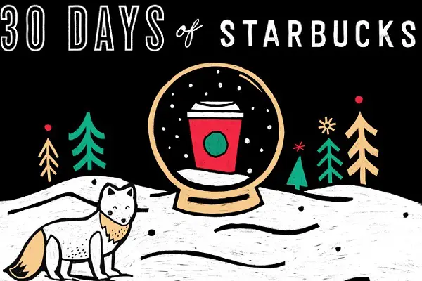30 Days of Starbucks Sweepstakes: Win 30 Days of Free Coffee