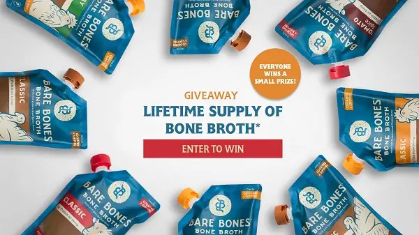 Barebonesbroth.com Lifetime Bone Broth Giveaway