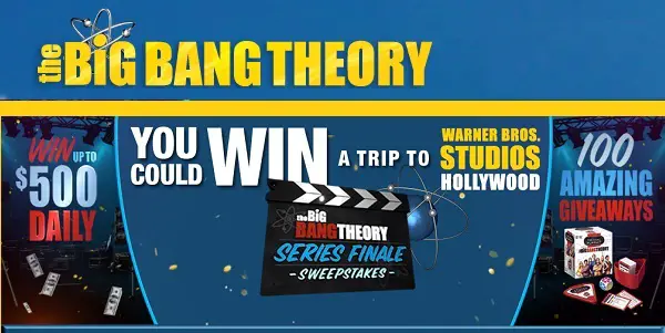 Big Bang Theory Weeknights Finale Sweepstakes