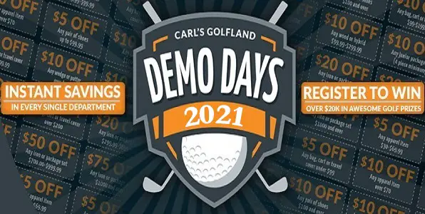 Carl’s Golfland Demo Days Sweepstakes 2021