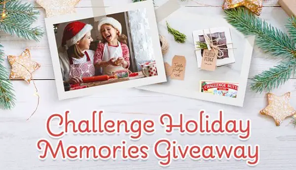 Challenge Butter Holiday Memories Giveaway