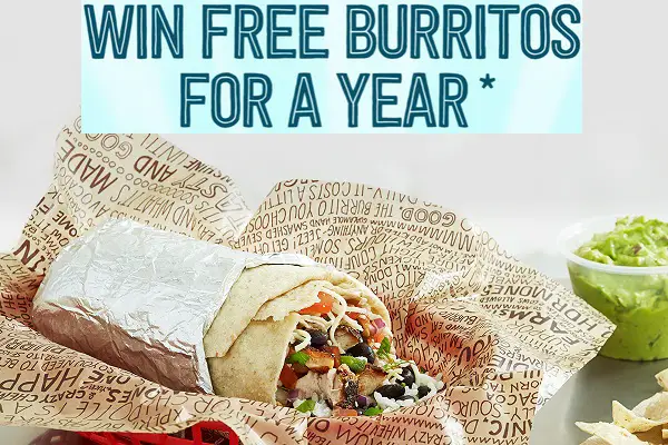 Chipotle Feedback Survey: Win Free Burritos for a Year!
