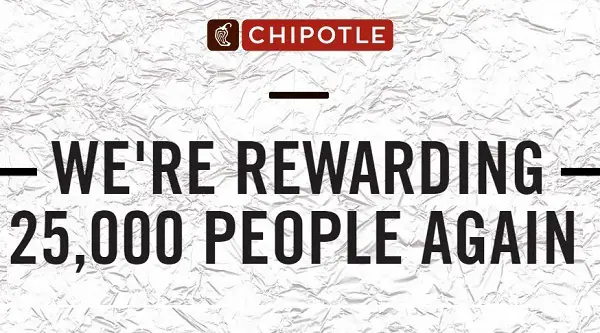 Chipotle Venmo Cash Sweepstakes on ChipotleRewardMe.com