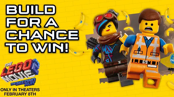 Chiquita.com LEGO Movie 2: The Second Part Sweepstakes