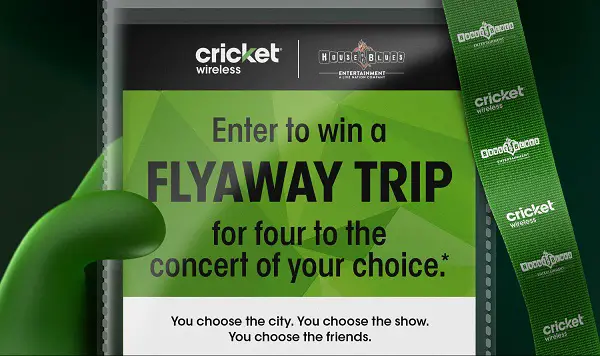 Cricketwirelessperks.com Consumer Choice Flyaway Sweepstakes