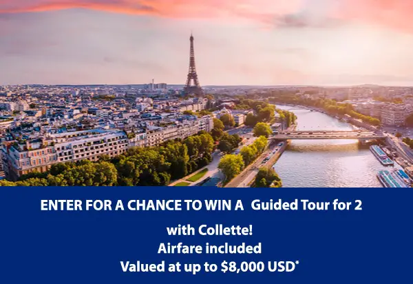 Expedia Cruises Win a Collette Tour Giveaway