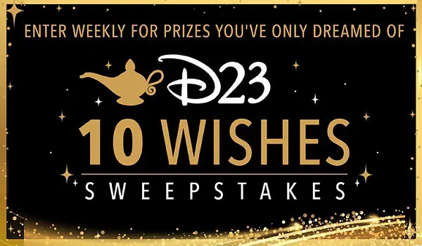 D23.com 10 Wishes Sweepstakes