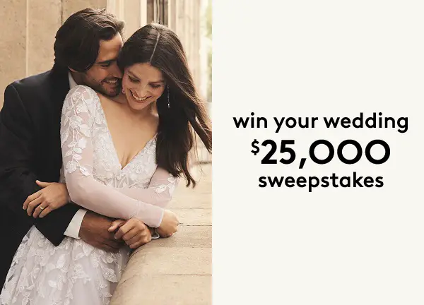 David's Bridal Win Your Wedding Sweepstakes