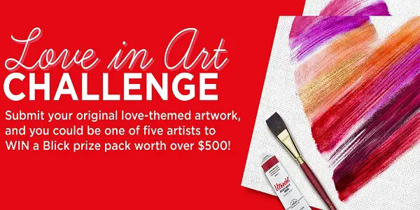 Love in Art Challenge Giveaway: Win Blick And Utrecht Products
