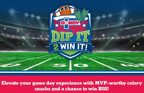 Dip it 2 Win it Sweepstakes 2023: Win $1000 Gift Card or Weekly Prizes!