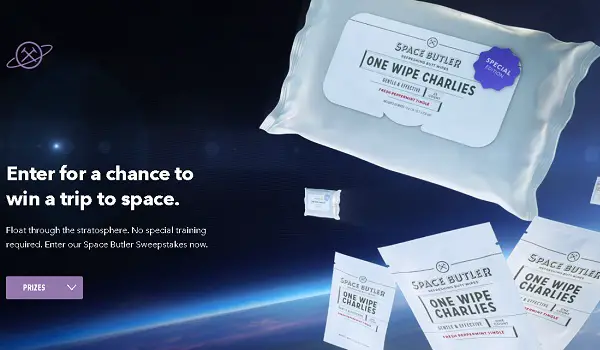 Dollar Shave Club Space Butler Sweepstakes: Win Trip to Space!