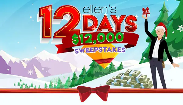 Ellenshop.com 12 Days $12k Sweepstakes
