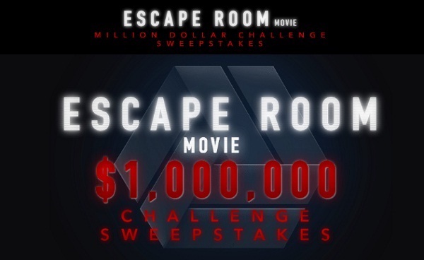 Escape Room Movie Challenge Million Dollar Sweepstakes