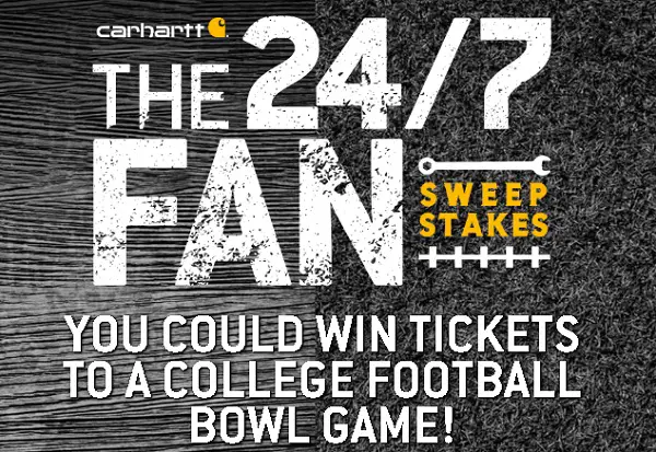 Espn.com Carhartt 24/7 Fan Sweepstakes