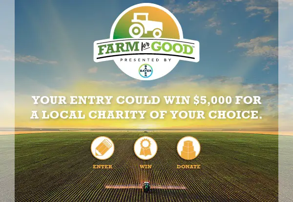 Bayer Farm for Good Sweepstakes: Win $5000 for Donation