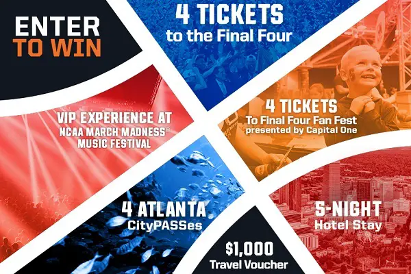 NCAA Final Four VIP Experience Sweepstakes: Win A Trip
