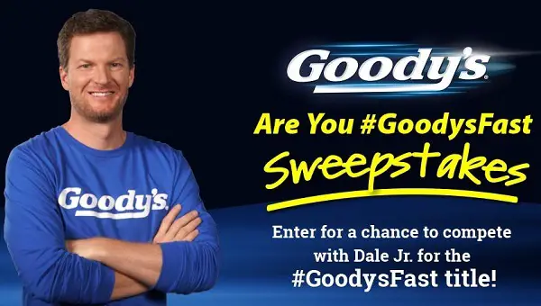 Goodyspowder.com Behind the Scenes with Dale Jr Sweepstakes