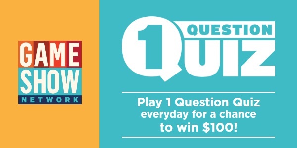 The Game Show Network 1QQ Sweepstakes: Win $100 Cash