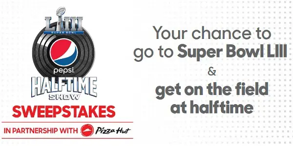 Pepsi Halftime Show Sweepstakes: Win Trip to Super Bowl LIII