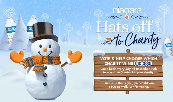 Niagara Bottling Hats Off To Charity Contest
