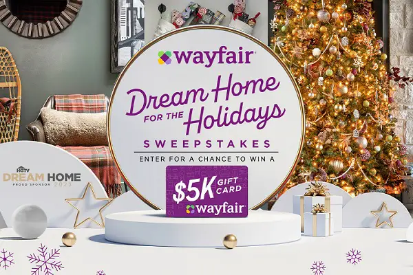 HGTV Wayfair Dream Home for the Holidays Sweepstakes