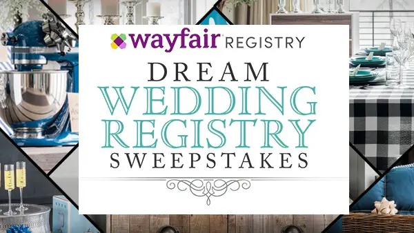 HGTV.com Wayfair Dream Wedding Registry Sweepstakes