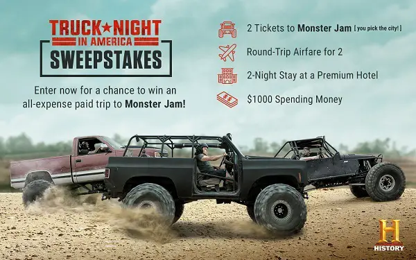 History.com Truck Night in America Sweepstakes
