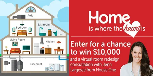 The Home is Where the Heart is Sweepstakes on Homeserveheart.com