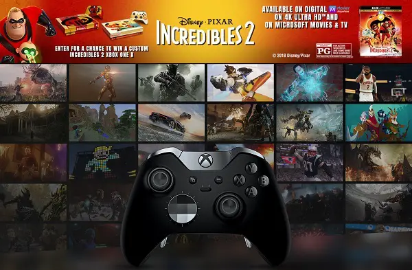 Xbox One X Incredibles 2 Sweepstakes: Win Xbox One X
