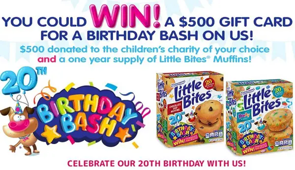 Littlebites.com 20th Birthday Bash Sweepstakes