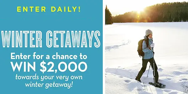 Midwest living Winter Getaways Sweepstakes 2021