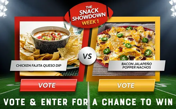 Missionfoods.com Snack Showdown Sweepstakes