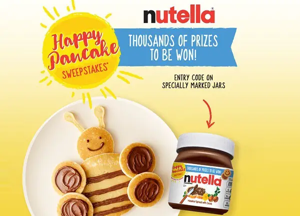 Nutella.com Happy Pancake Instant Win Game